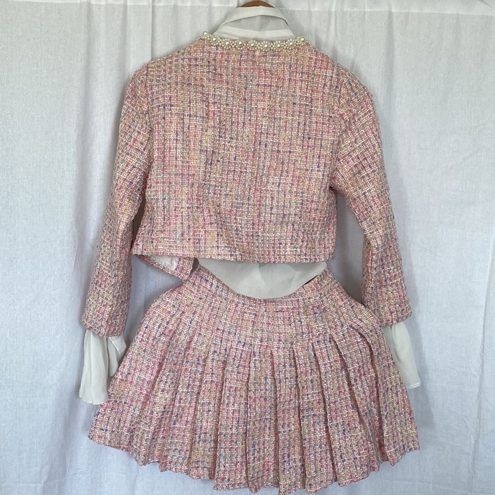 NWT multi-color tweed suit in ladies size medium - Picture 7 of 10